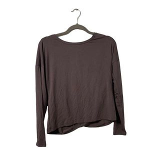 Bestisun Long Sleeve Workout Shirt Yoga Tops Dance Clothes Long Sleeve Open Back